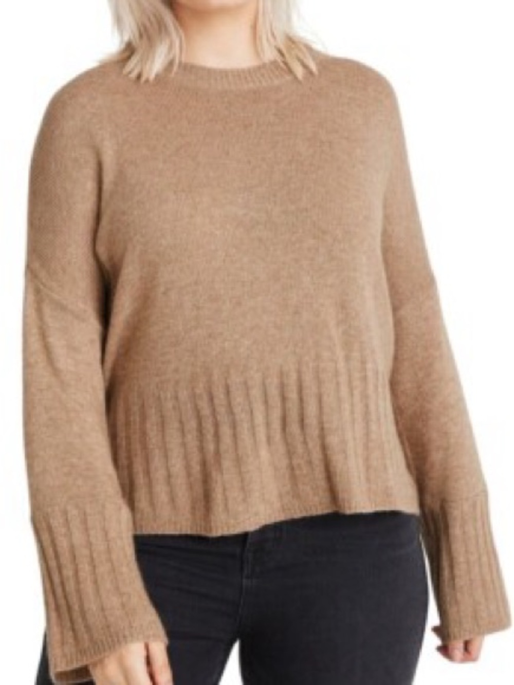 Madewell Ayres Sweater - Camel Size M